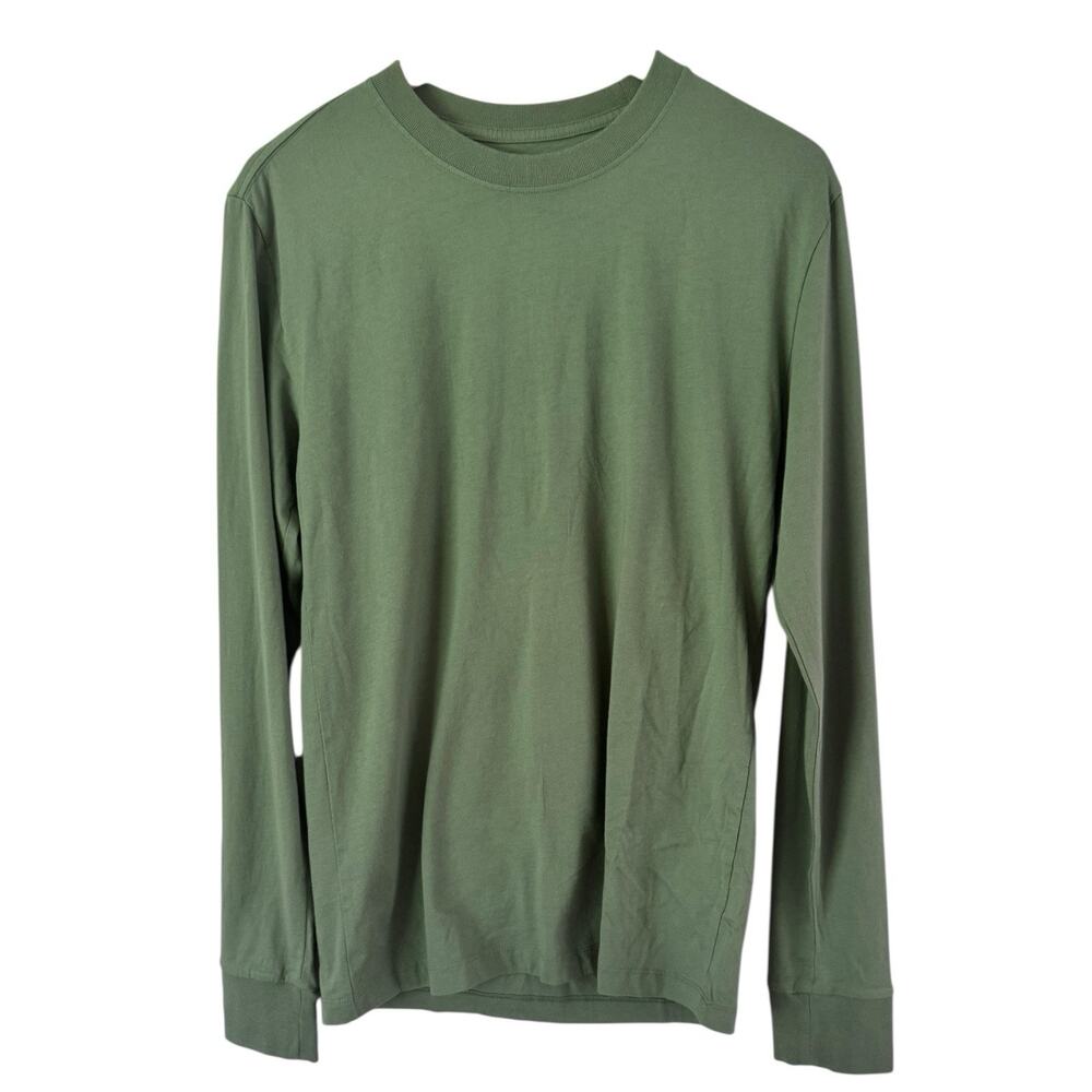 NWOT Allbirds Long Sleeve Organic Cotton Men’s T-Shirt Size XS Green